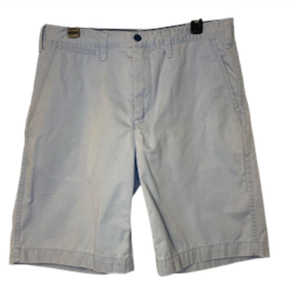 Polo by Ralph Lauren Light Blue Men’s Flat Front Shorts